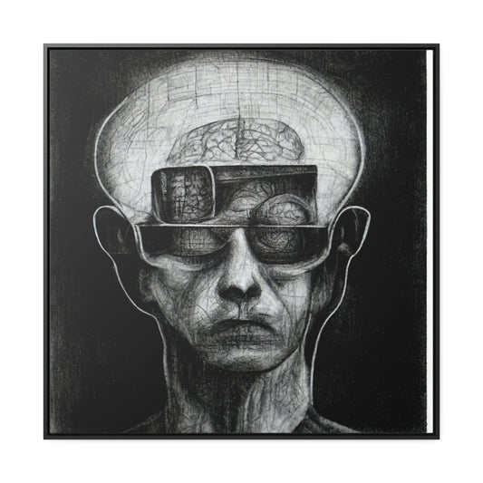 Brain 31, Valentinii, Gallery Canvas Wraps, Square Frame