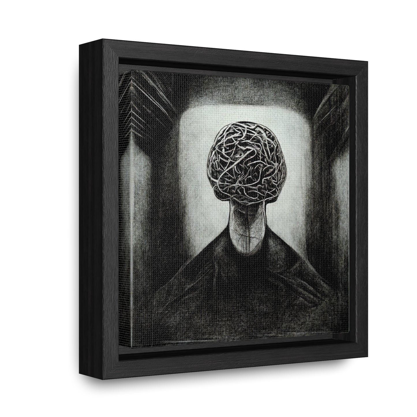 Brain 16, Valentinii, Gallery Canvas Wraps, Square Frame