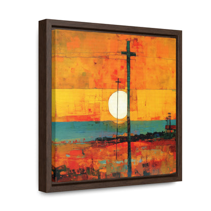 Land of the Sun 59, Valentinii, Gallery Canvas Wraps, Square Frame