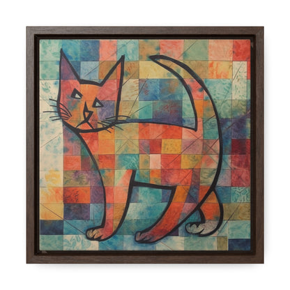 Cat 25, Gallery Canvas Wraps, Square Frame