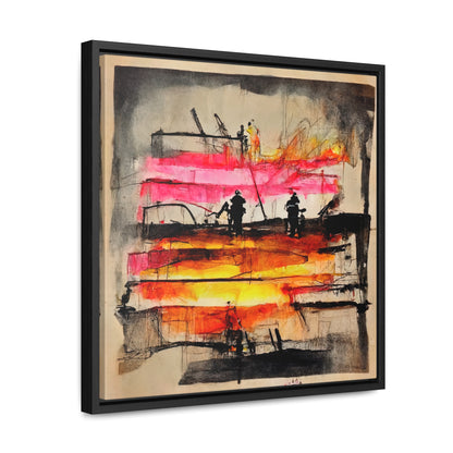 Land of the Sun 9, Valentinii, Gallery Canvas Wraps, Square Frame