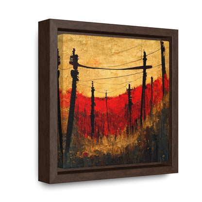 Land of the Sun 15, Valentinii, Gallery Canvas Wraps, Square Frame