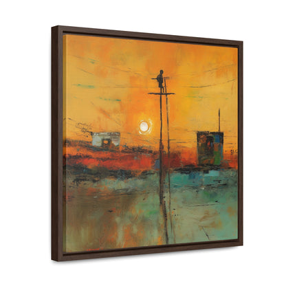 Land of the Sun 81, Valentinii, Gallery Canvas Wraps, Square Frame