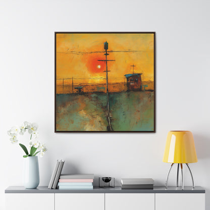 Land of the Sun 56, Valentinii, Gallery Canvas Wraps, Square Frame