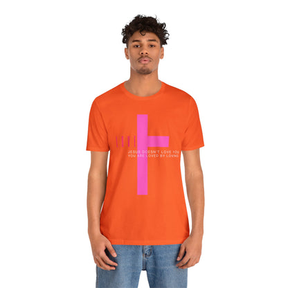 Plus Love , Unisex Jersey Short Sleeve Tee