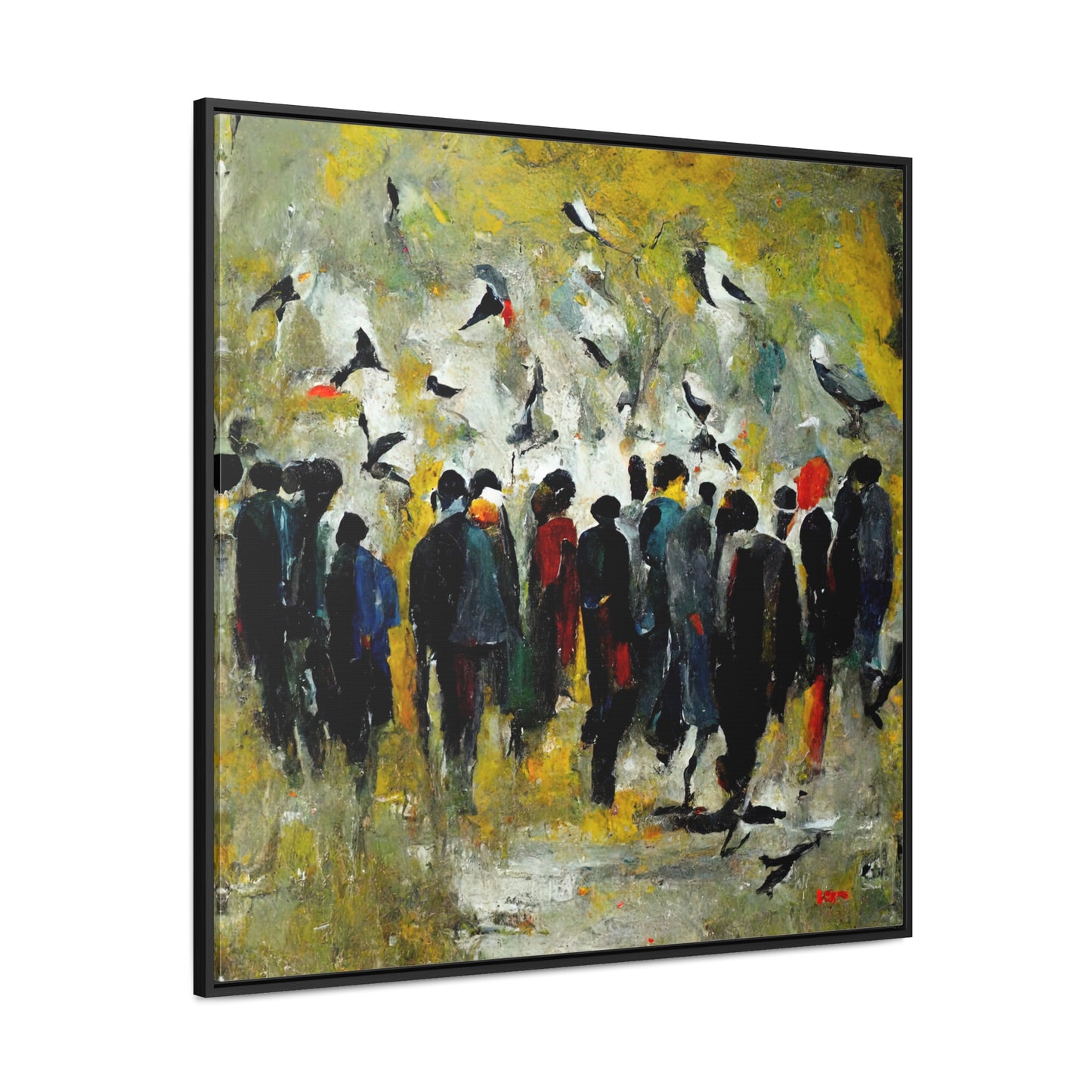 Social Seeds 8, Valentinii, Gallery Canvas Wraps, Square Frame