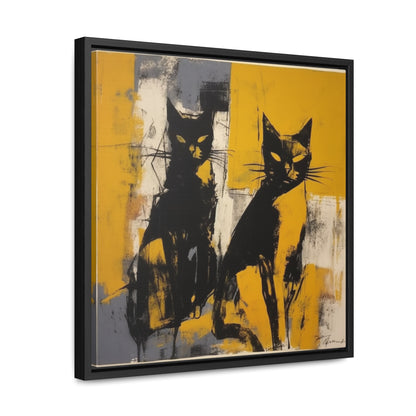 Cat 10, Gallery Canvas Wraps, Square Frame