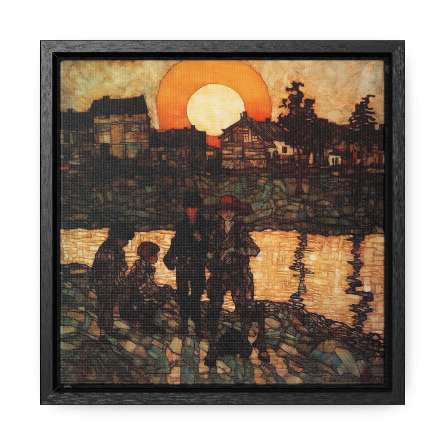 Land of the Sun 44, Valentinii, Gallery Canvas Wraps, Square Frame