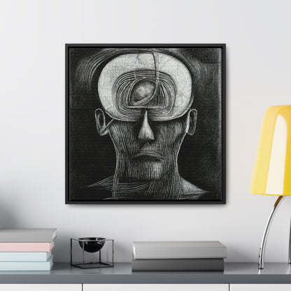 Brain 39, Valentinii, Gallery Canvas Wraps, Square Frame