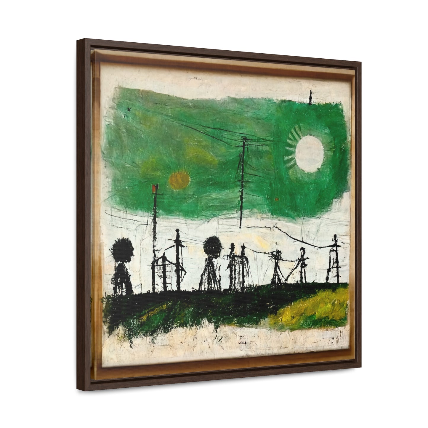 Land of the Sun 34, Valentinii, Gallery Canvas Wraps, Square Frame