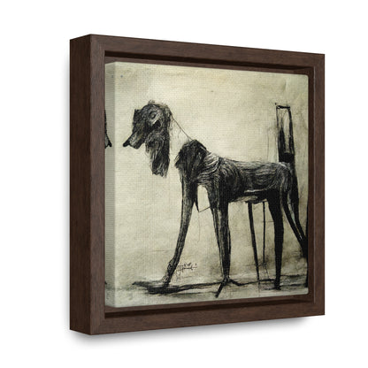 Dogs and Puppies 19, Valentinii, Gallery Canvas Wraps, Square Frame