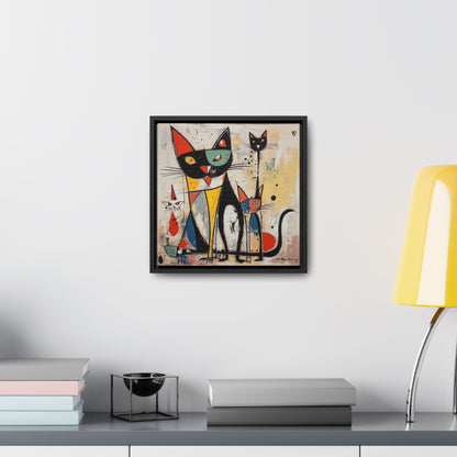 Cat 63, Gallery Canvas Wraps, Square Frame