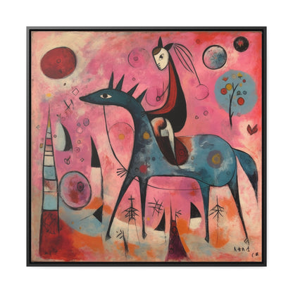 The Dreams of the Child 22, Gallery Canvas Wraps, Square Frame