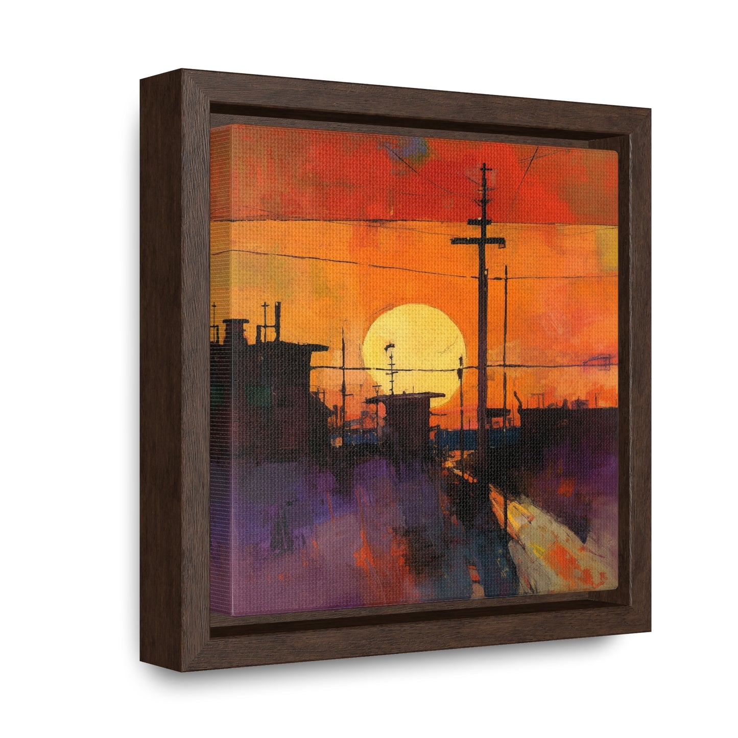 Land of the Sun 66, Valentinii, Gallery Canvas Wraps, Square Frame