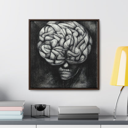 Brain 34, Valentinii, Gallery Canvas Wraps, Square Frame