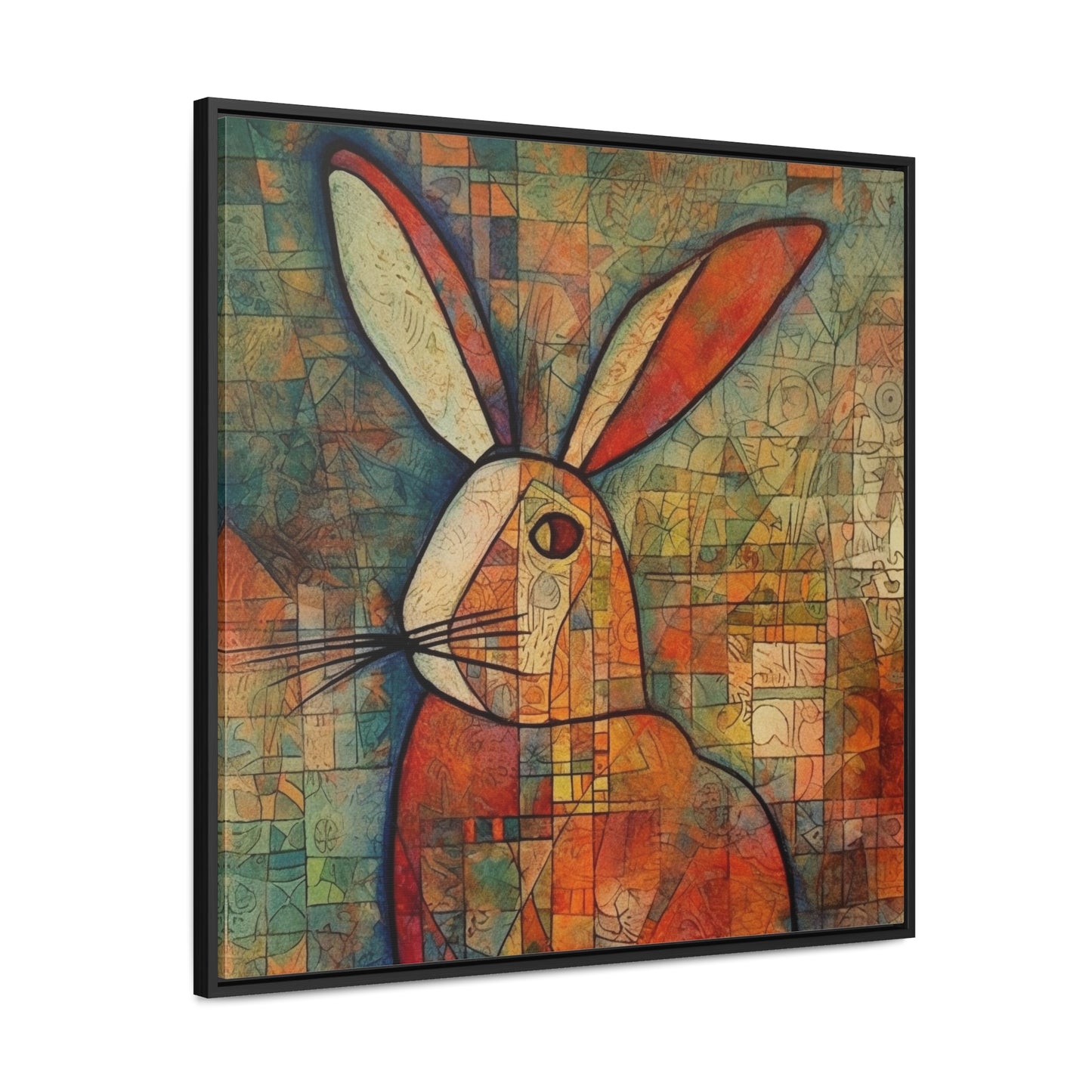 Rabbit 5, Gallery Canvas Wraps, Square Frame