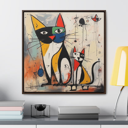 Cat 40, Gallery Canvas Wraps, Square Frame