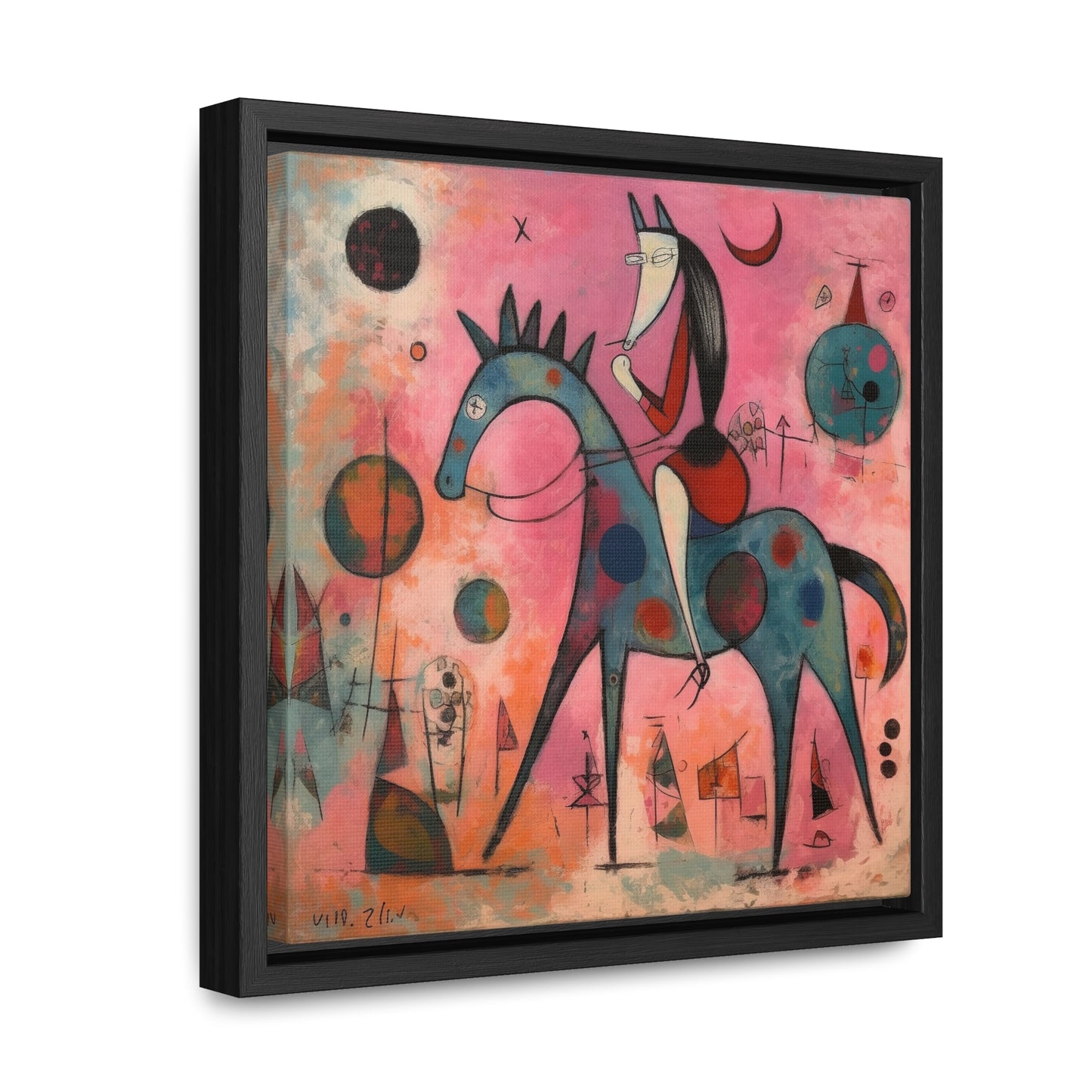 The Dreams of the Child 34, Gallery Canvas Wraps, Square Frame