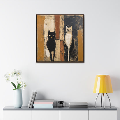 Cat 15, Gallery Canvas Wraps, Square Frame