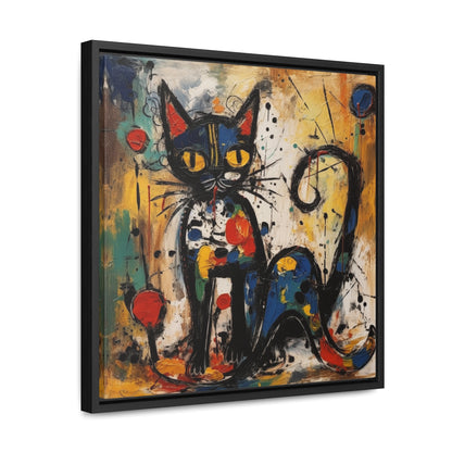 Cat 105, Gallery Canvas Wraps, Square Frame