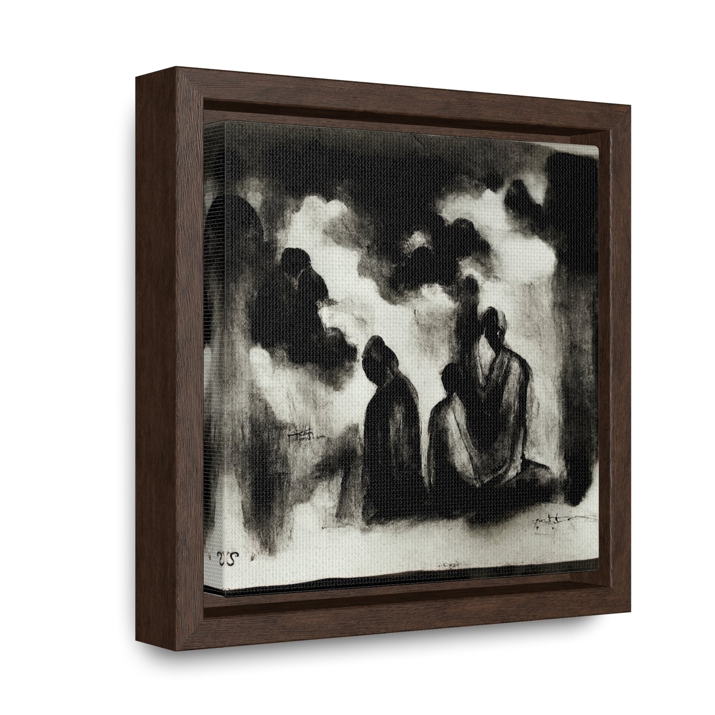 Palaeolithic Prayer 2, Valentinii, Gallery Canvas Wraps, Square Frame