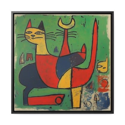 Cat 136, Gallery Canvas Wraps, Square Frame