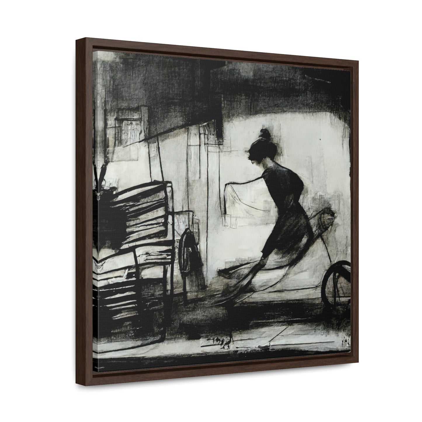 Domestic Memories 25, Valentinii, Gallery Canvas Wraps, Square Frame