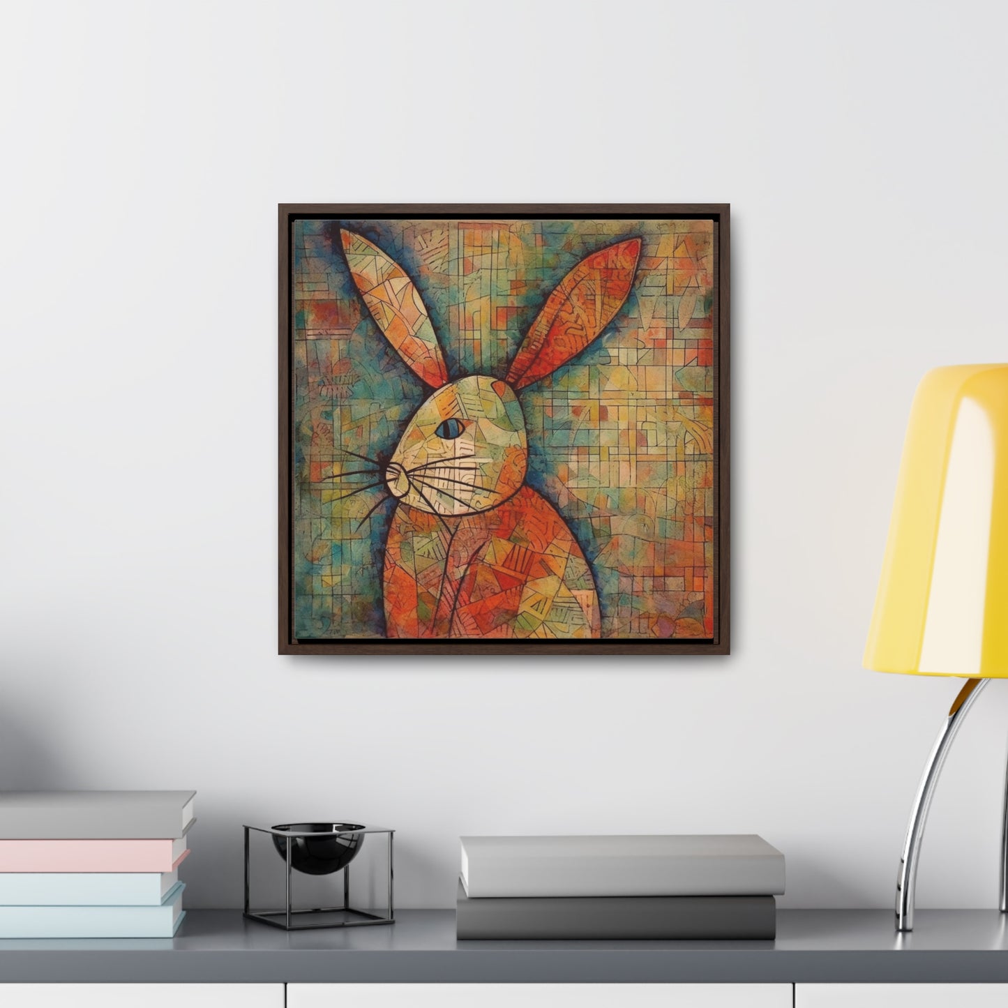 Rabbit 20, Gallery Canvas Wraps, Square Frame