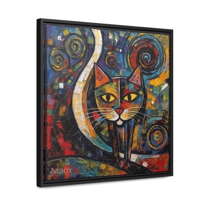 Cat 119, Gallery Canvas Wraps, Square Frame