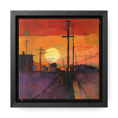 Land of the Sun 68, Valentinii, Gallery Canvas Wraps, Square Frame