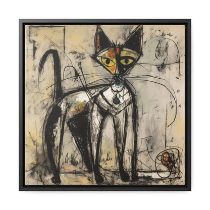 Cat 51, Gallery Canvas Wraps, Square Frame