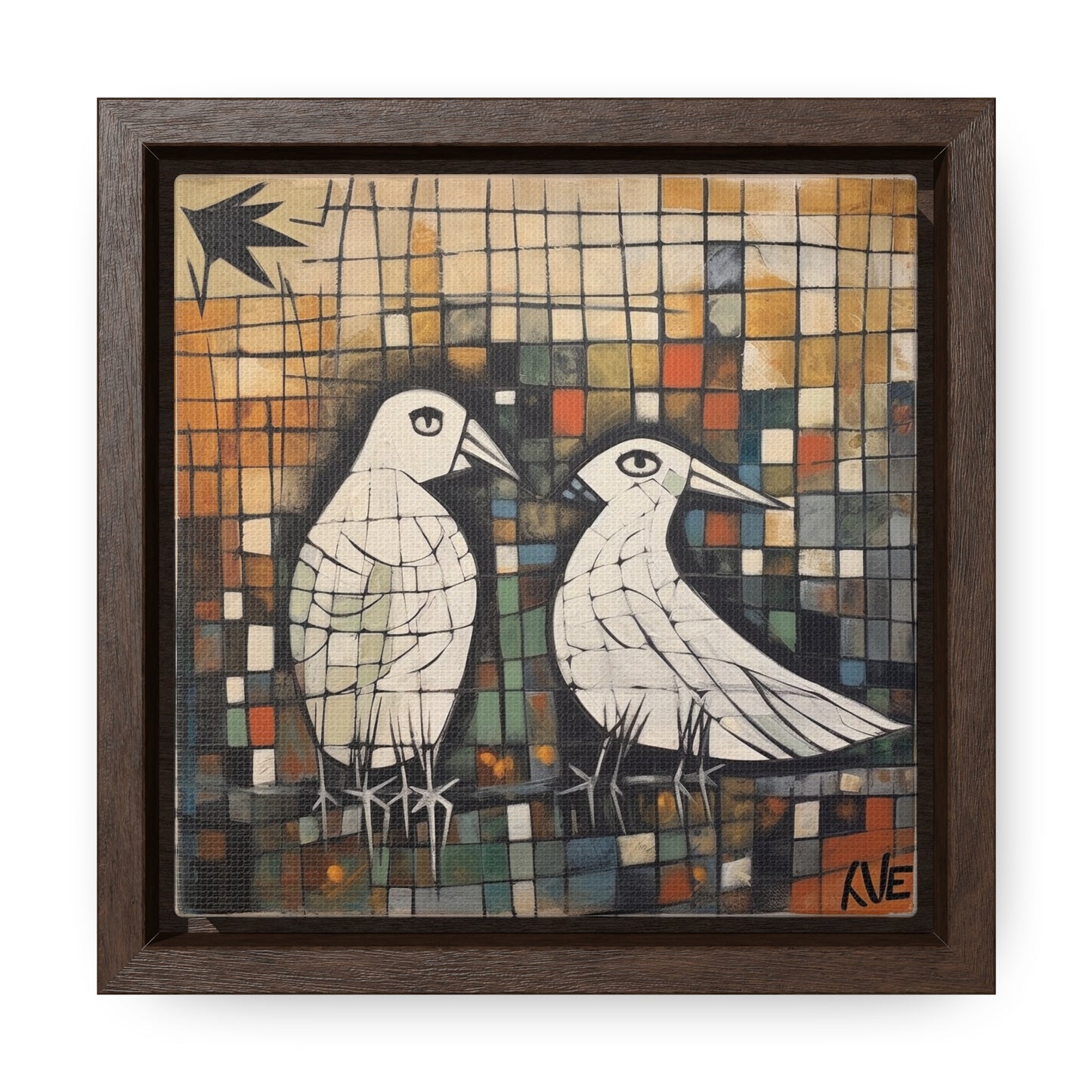 Bird 36, Gallery Canvas Wraps, Square Frame