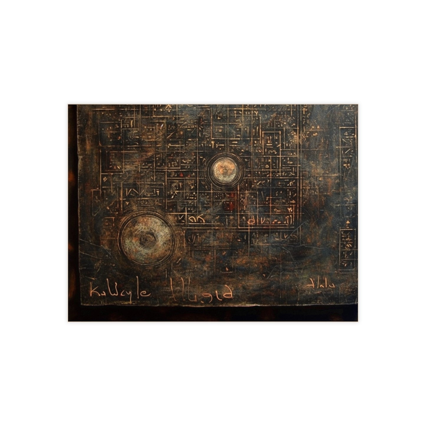 Math Cosmos, Ceramic Photo Tile