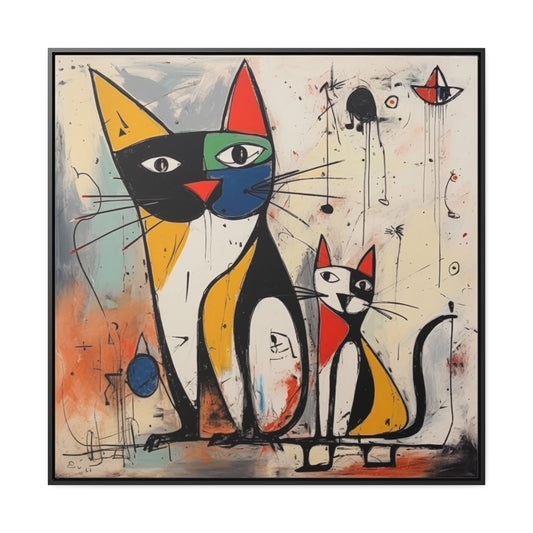 Cat 40, Gallery Canvas Wraps, Square Frame