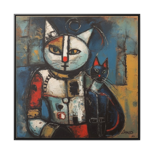 Cat 38, Gallery Canvas Wraps, Square Frame