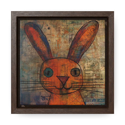 Rabbit 10, Gallery Canvas Wraps, Square Frame