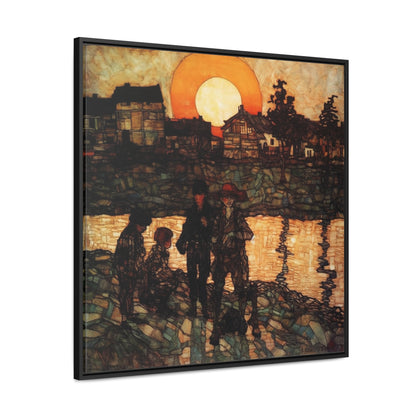 Land of the Sun 44, Valentinii, Gallery Canvas Wraps, Square Frame