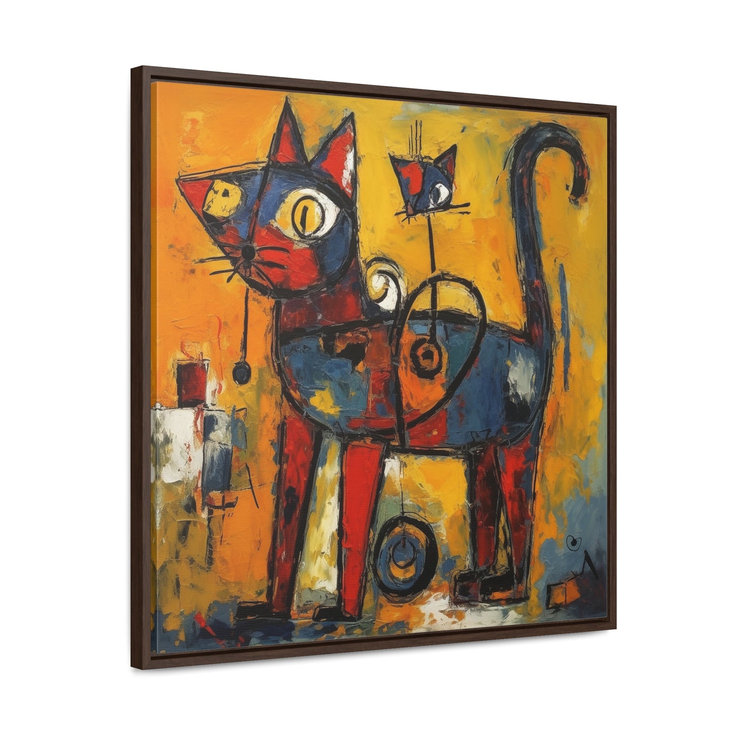 Cat 97, Gallery Canvas Wraps, Square Frame