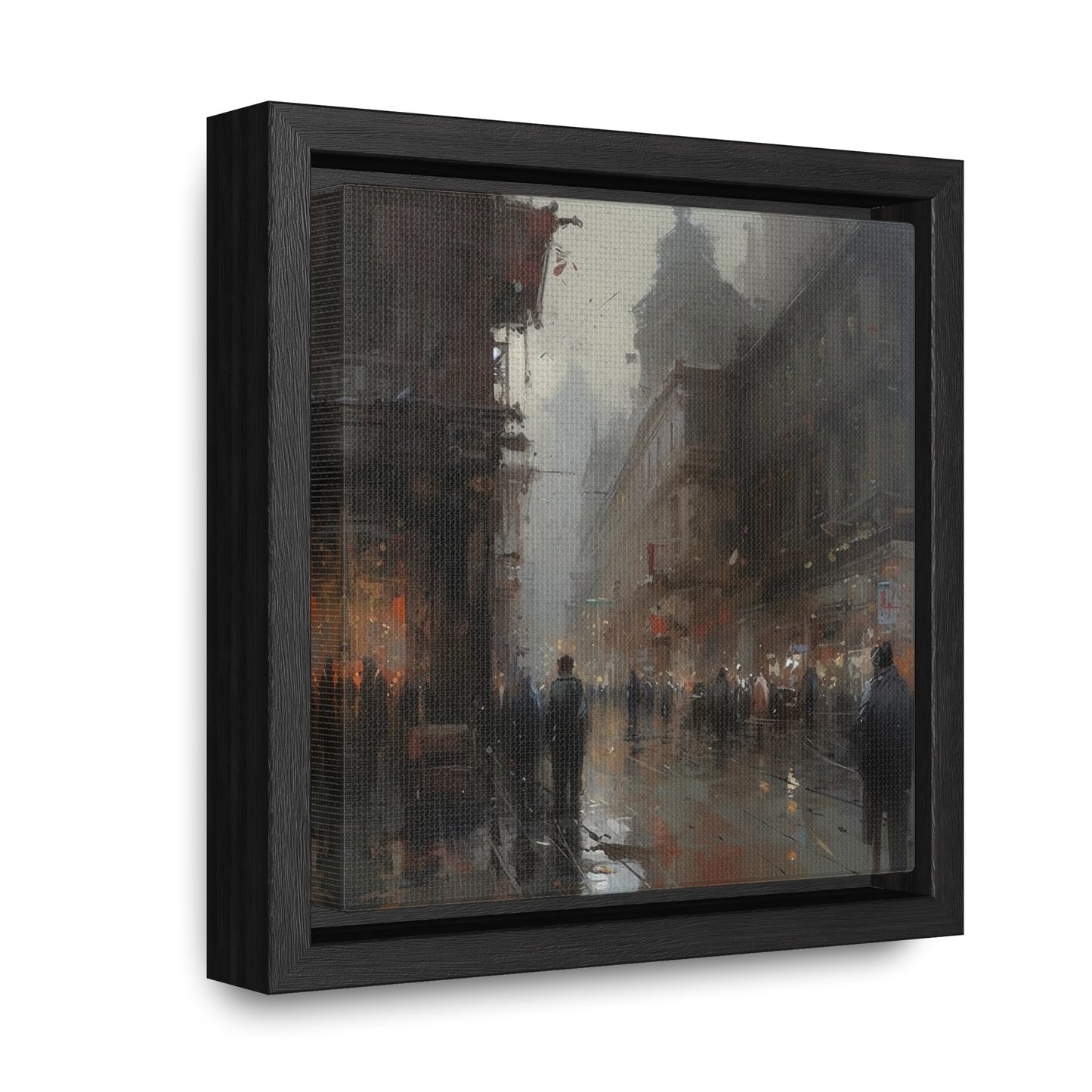 Social, Gallery Canvas Wraps, Square Frame