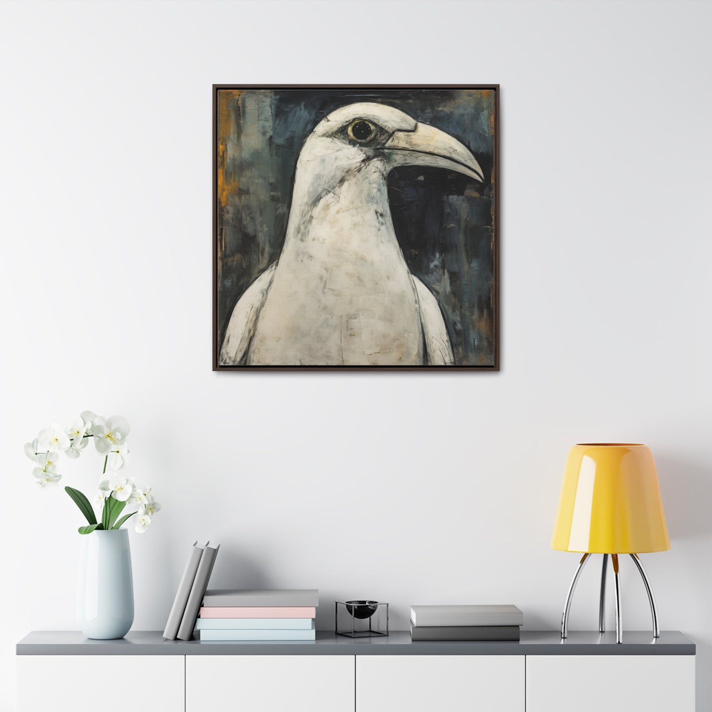 Bird 4, Gallery Canvas Wraps, Square Frame