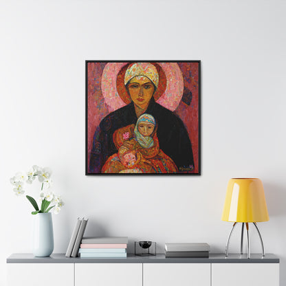 Mary and the Child 7, Valentinii, Gallery Canvas Wraps, Square Frame