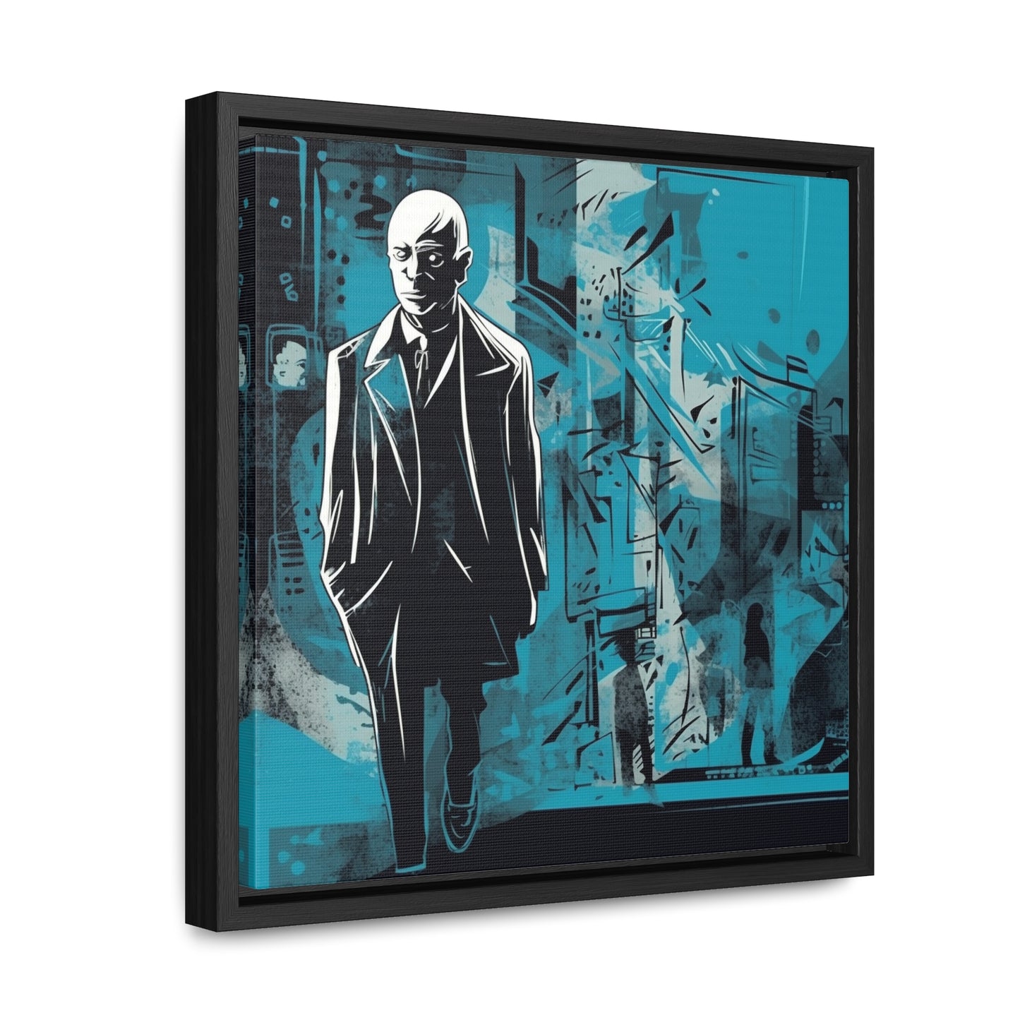 Sad Man 14, Valentinii, Gallery Canvas Wraps, Square Frame