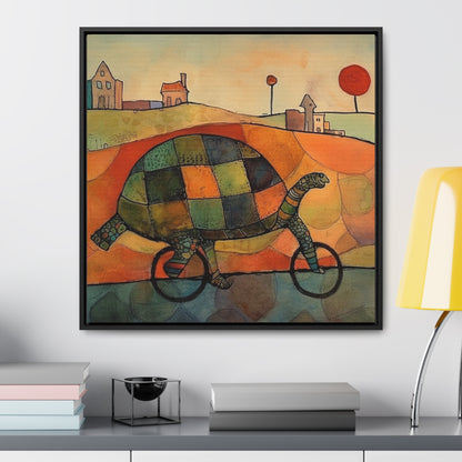 Turtle 5, Gallery Canvas Wraps, Square Frame