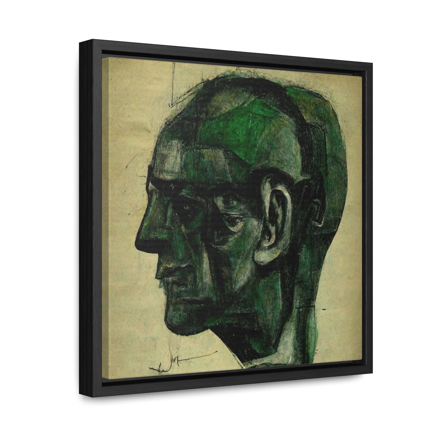 Heads 7, Valentinii, Gallery Canvas Wraps, Square Frame