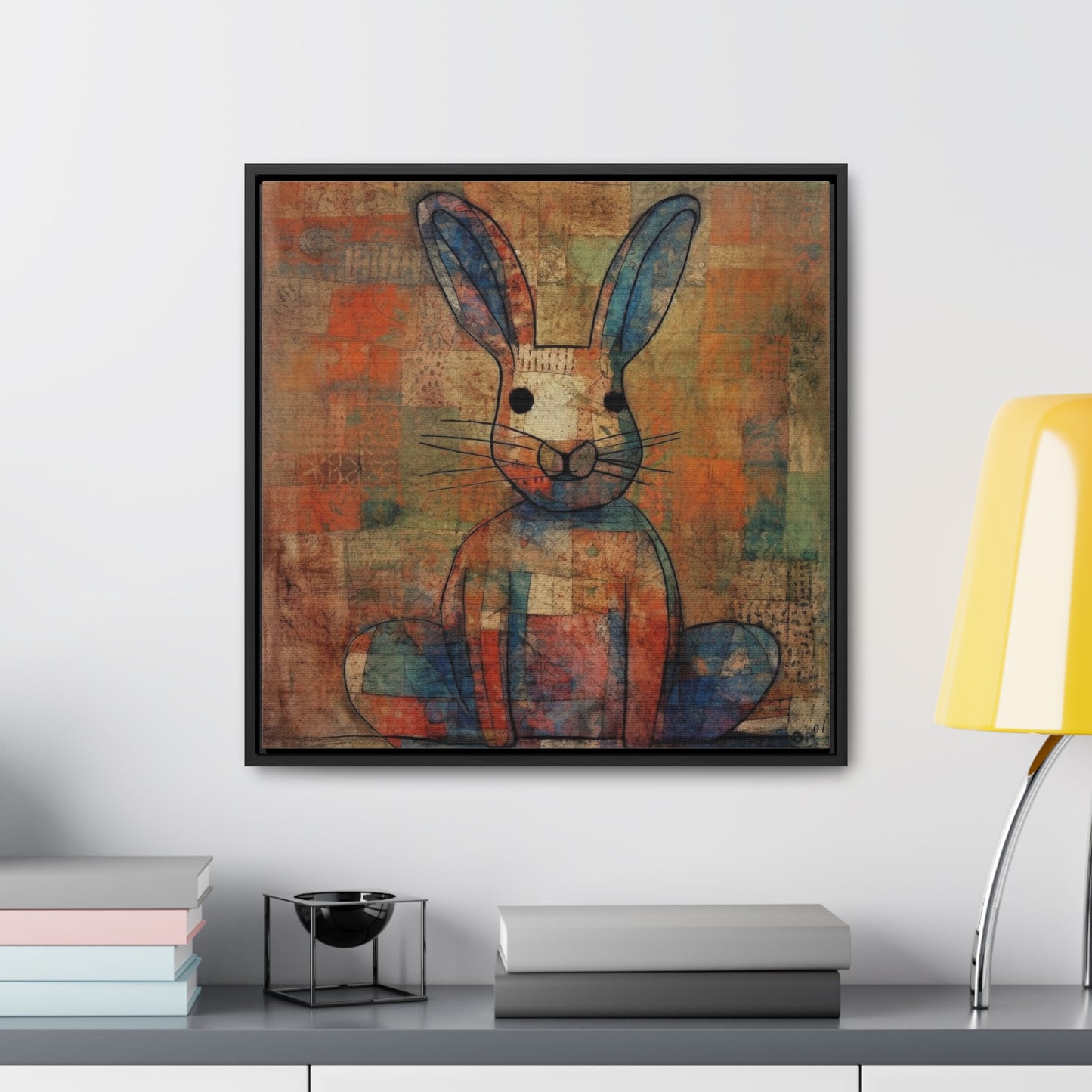 Rabbit 24, Gallery Canvas Wraps, Square Frame