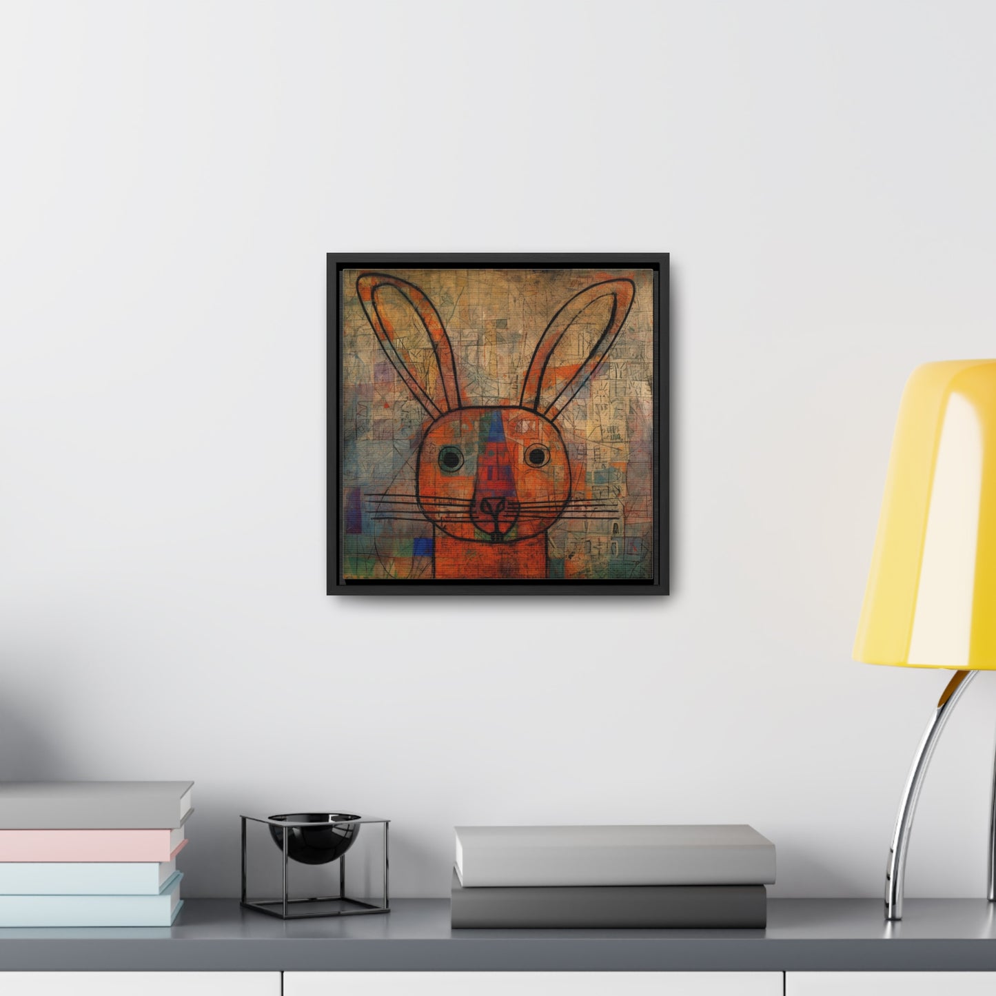 Rabbit 6, Gallery Canvas Wraps, Square Frame