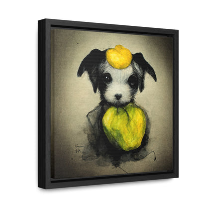 Dogs and Puppies 3, Valentinii, Gallery Canvas Wraps, Square Frame