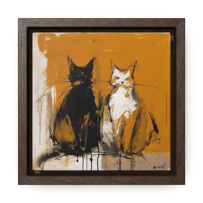 Cat 11, Gallery Canvas Wraps, Square Frame