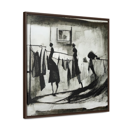 Domestic Memories 9, Valentinii, Gallery Canvas Wraps, Square Frame