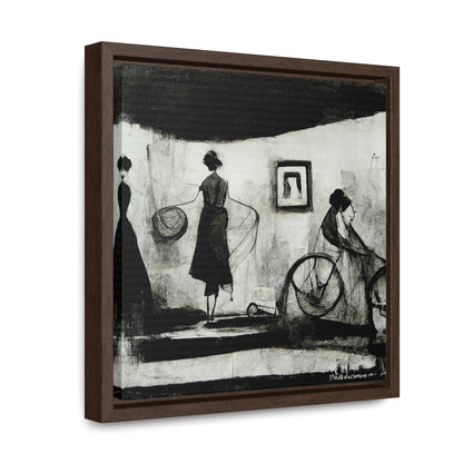 Domestic Memories 10, Valentinii, Gallery Canvas Wraps, Square Frame